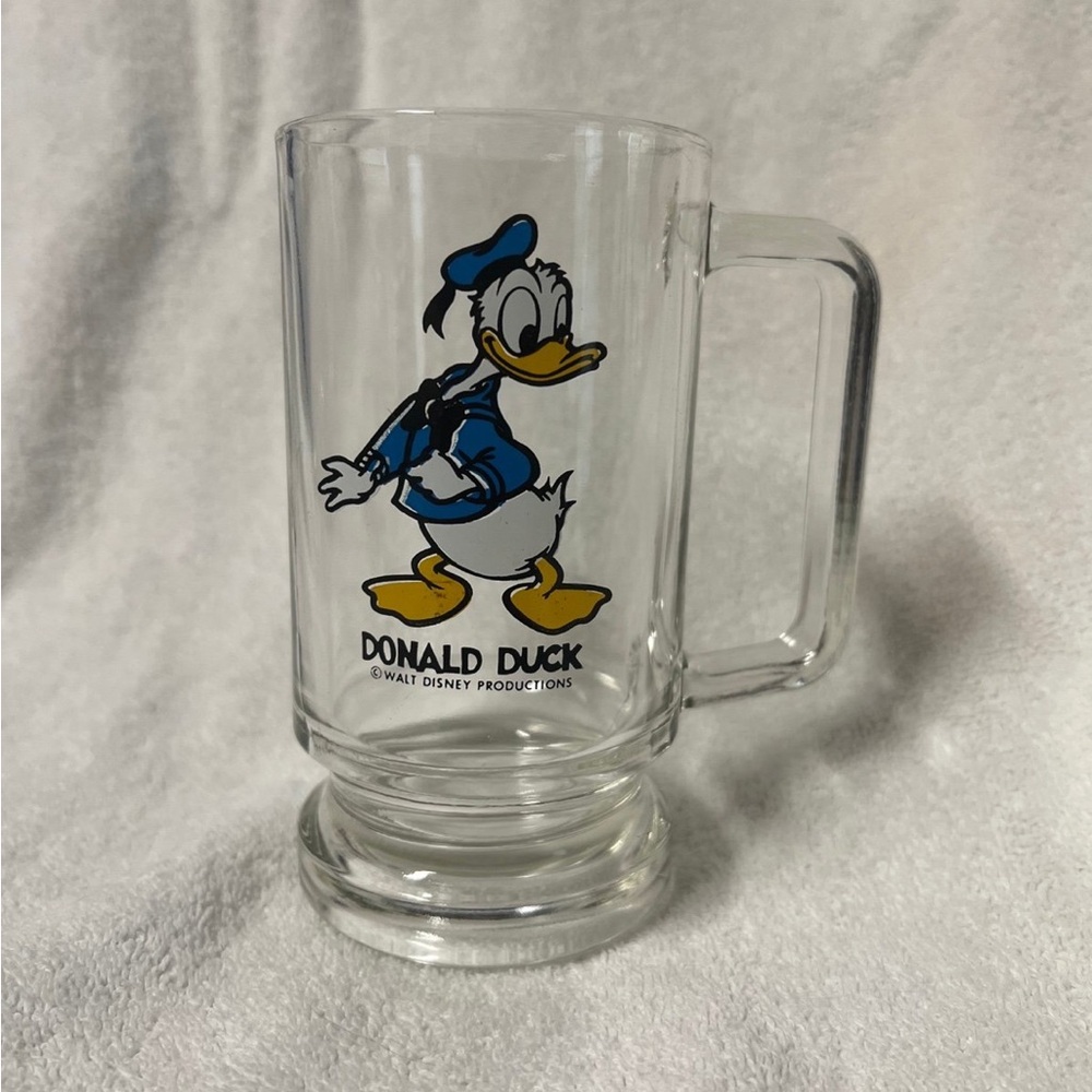 Disney Donald Duck Glass Mug - Clear